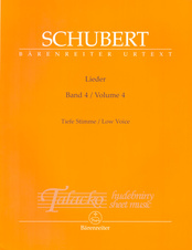 Lieder for Voice and Piano, Volume 4 - Low voice